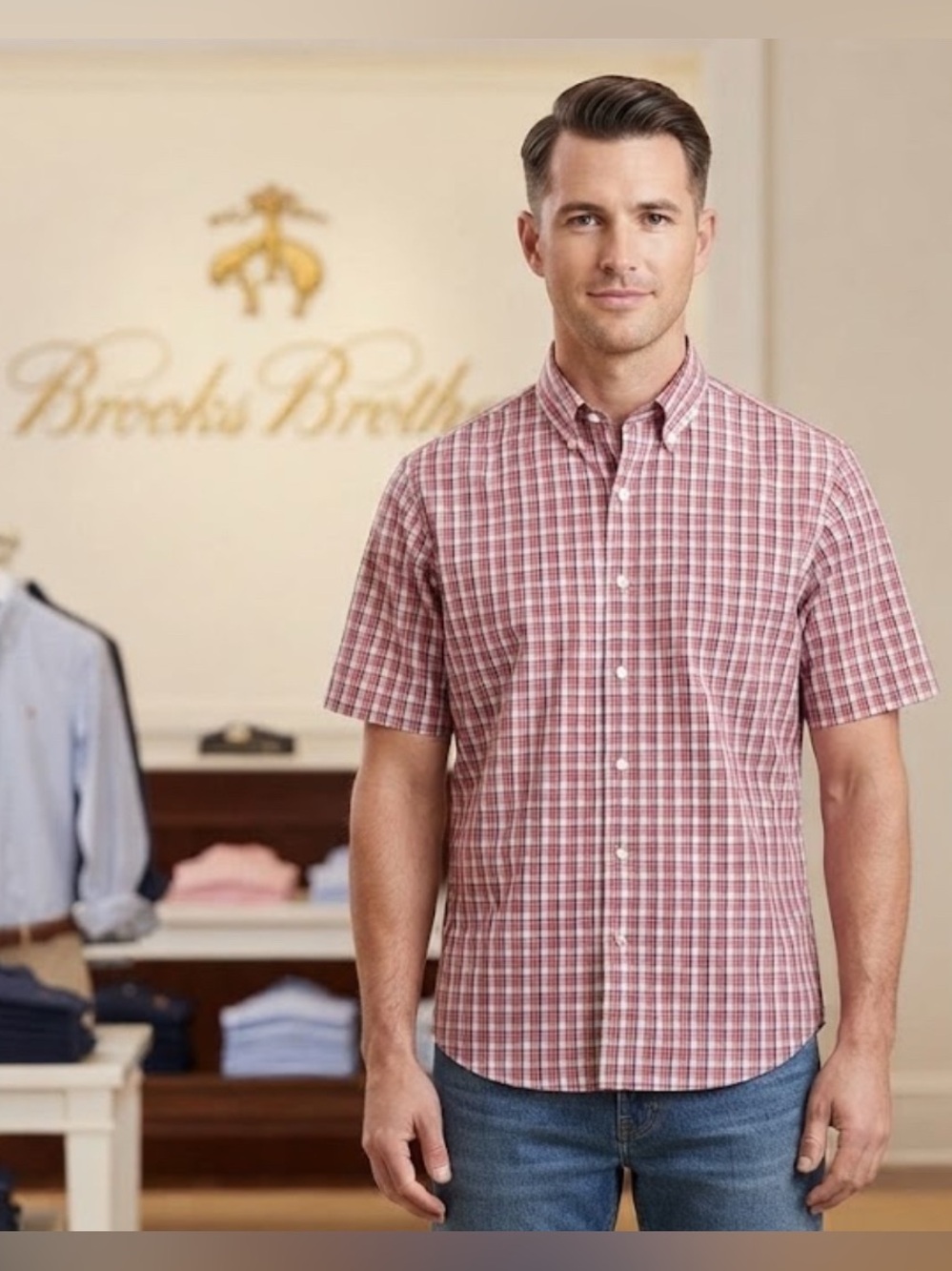Authentic Brooks Brothers button down men’s designer shirt sz L